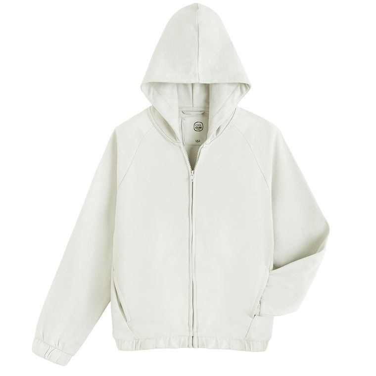 Cool Club, Bluza chłopięca z kapturem, rozpinana, szara