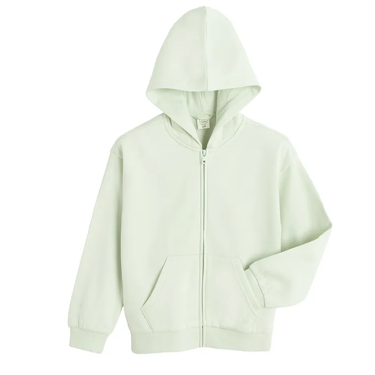 Cool Club, Bluza chłopięca z kapturem, rozpinana, turkusowa