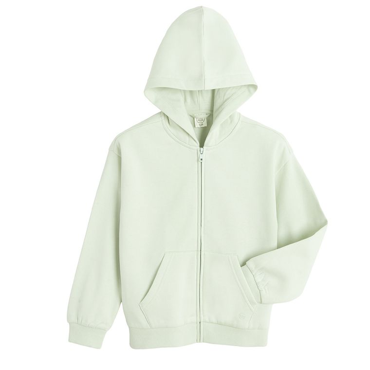 Cool Club, Bluza chłopięca z kapturem, rozpinana, turkusowa