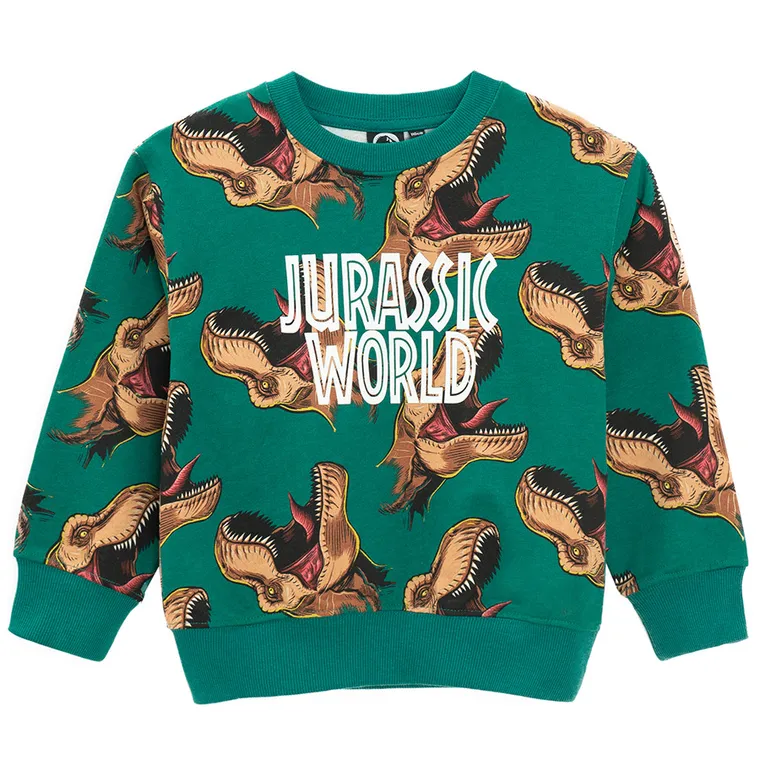 Cool Club, Bluza chłopięca, zielona, Jurassic World