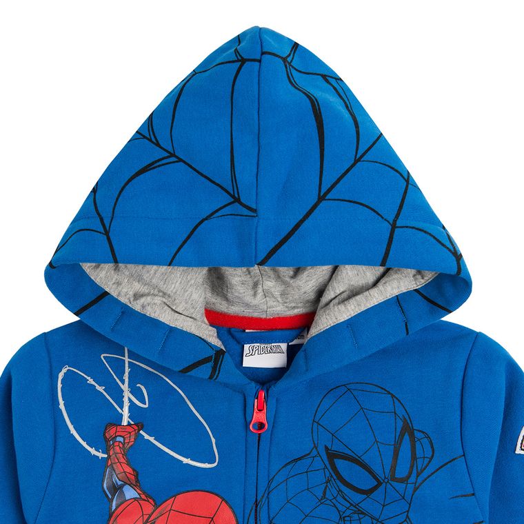 Cool Club, Bluza dresowa chłopięca z kapturem, Spider-Man, niebieska