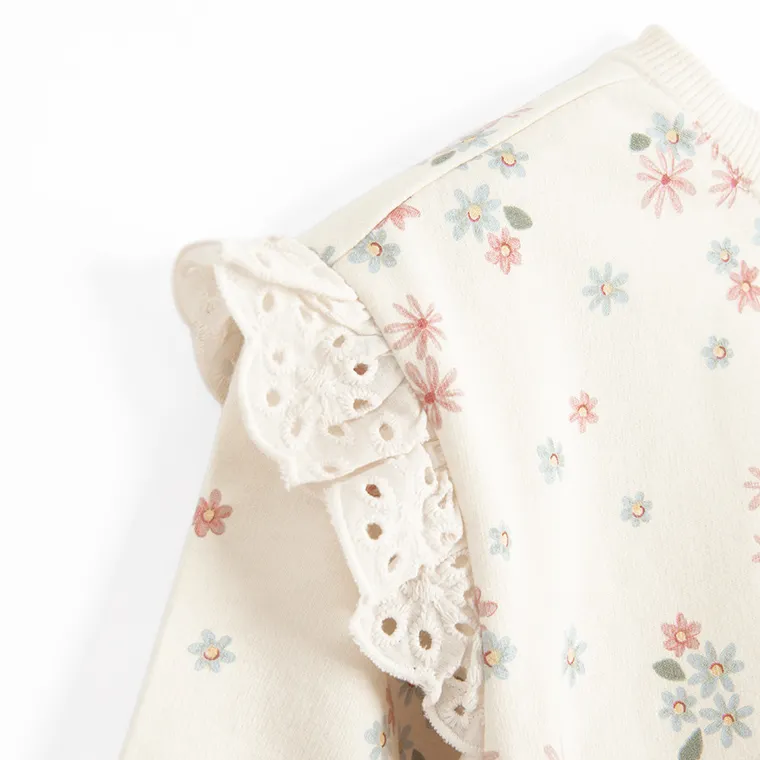 Cool Club, Bluza dziewczęca, beżowa