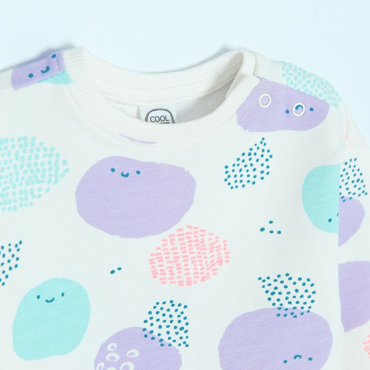 Cool Club, Bluza dziewczęca, ecru