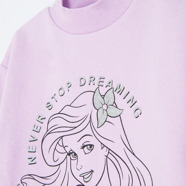 Cool Club, Bluza dziewczęca, fioletowa, Ariel, Księżniczki Disneya