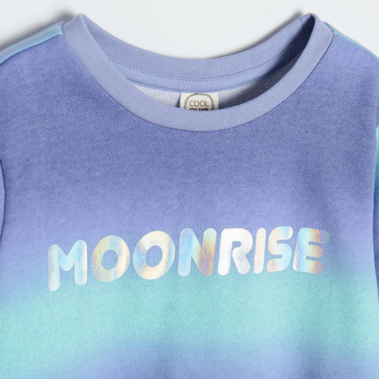 Cool Club, Bluza dziewczęca, fioletowo-miętowa