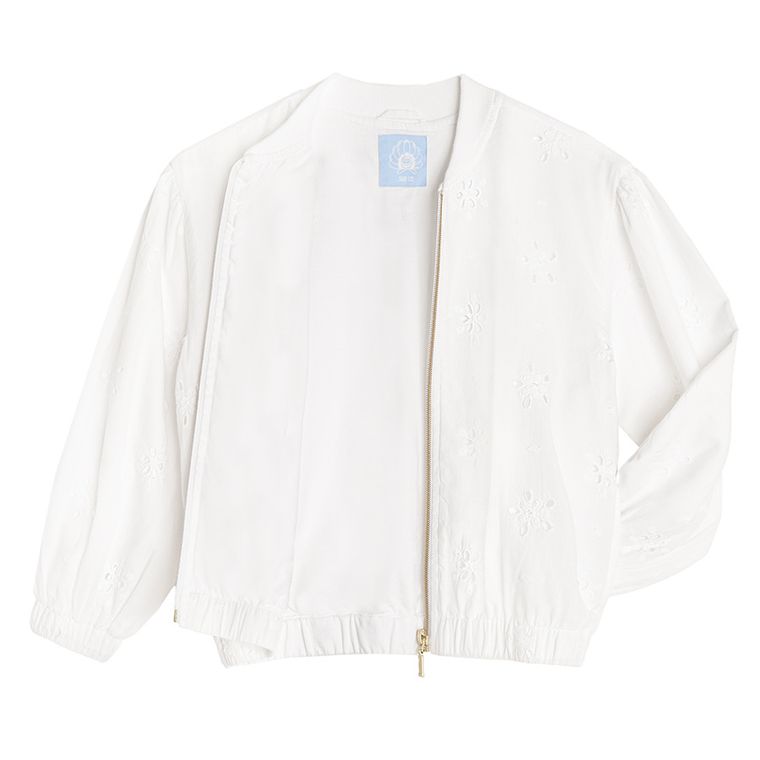 Cool Club, Bluza dziewczęca, rozpinana, biała