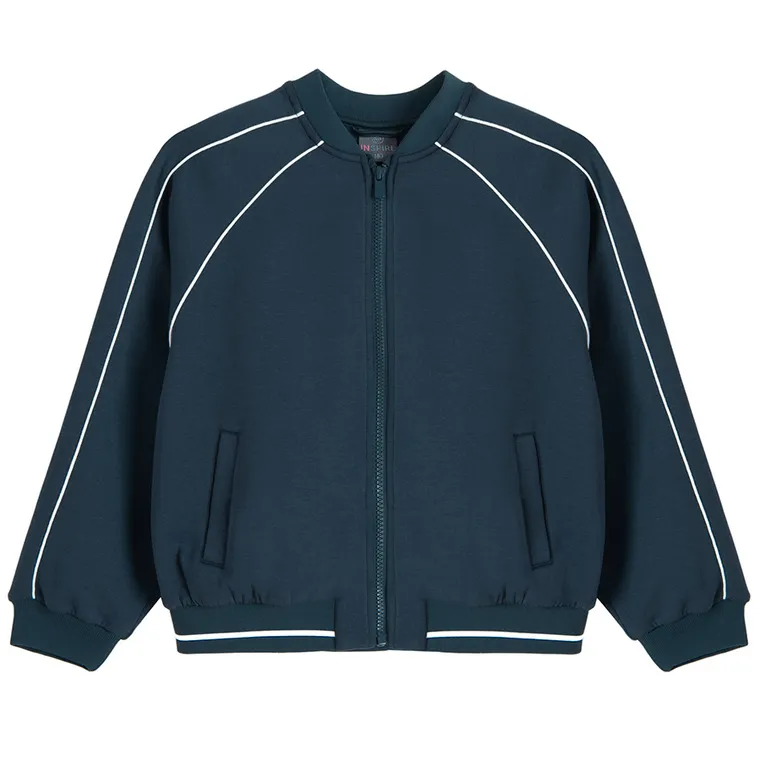 Cool Club, Bluza dziewczęca, rozpinana, granatowa