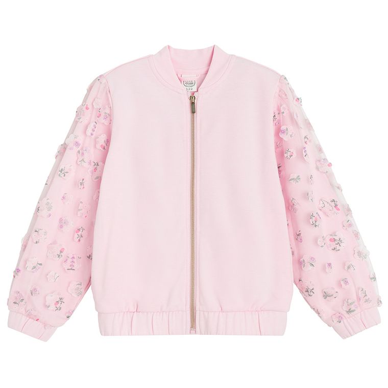 Cool Club, Bluza dziewczęca, rozpinana, różowa