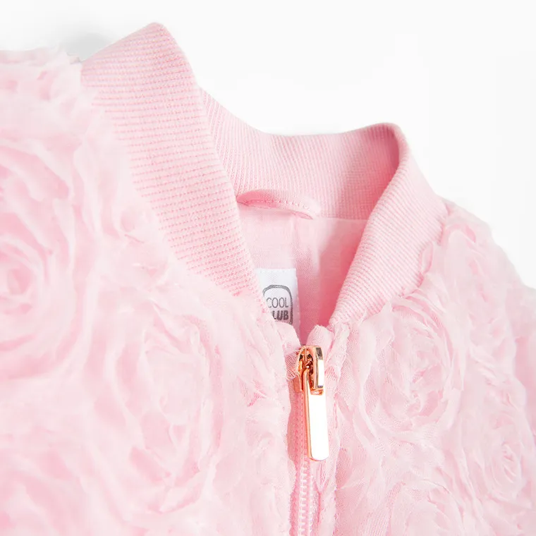 Cool Club, Bluza dziewczęca, rozpinana, różowa