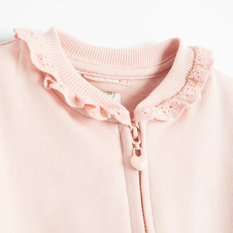 Cool Club, Bluza dziewczęca, rozpinana, różowa