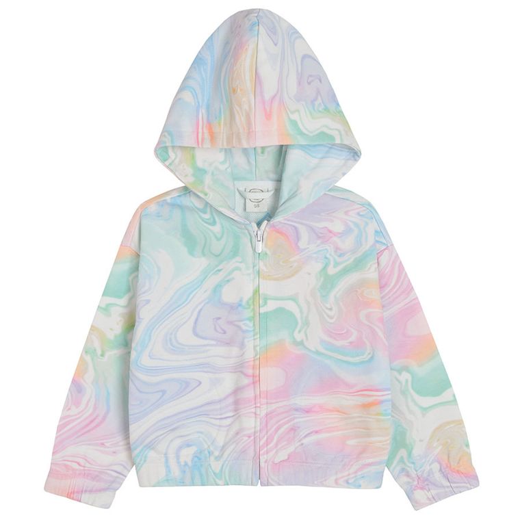 Cool Club, Bluza dziewczęca z kapturem, rozpinana, mix