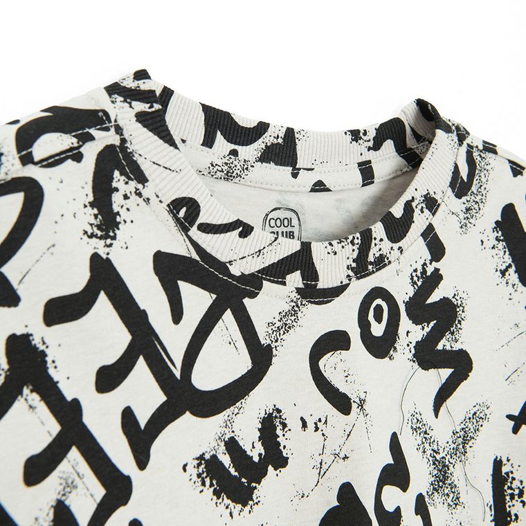 Cool Club, Bluzka chłopięca z długim rękawem, szara