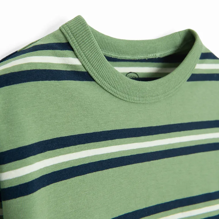 Cool Club, Bluzka chłopięca z długim rękawem, zielona