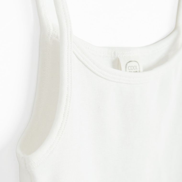 Cool Club, Bluzka dziewczęca na ramiączka, biała