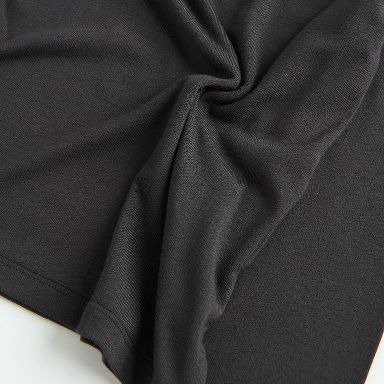 Cool Club, Bluzka dziewczęca z długim rękawem, grafitowa