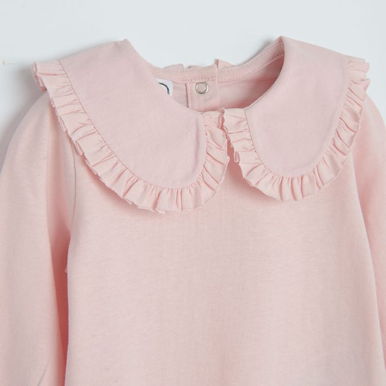 Cool Club, Bluzka dziewczęca z długim rękawem, różowa