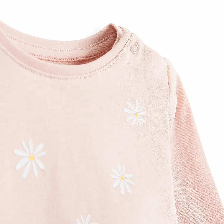 Cool Club, Bluzka dziewczęca z długim rękawem, różowa