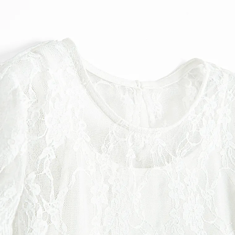 Cool Club, Bluzka dziewczęca z krótkim rękawem, biała