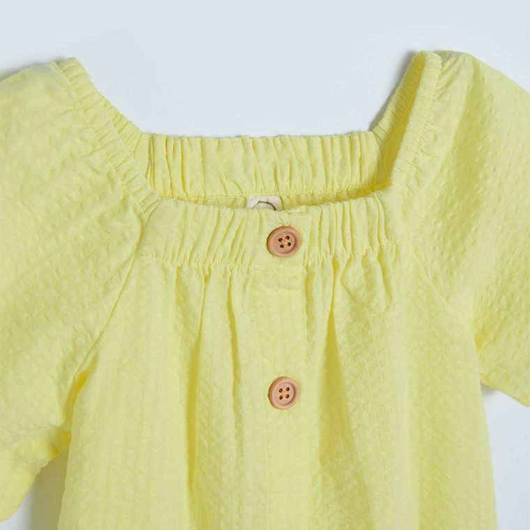 Cool Club, Bluzka dziewczęca z krótkim rękawem, żółta