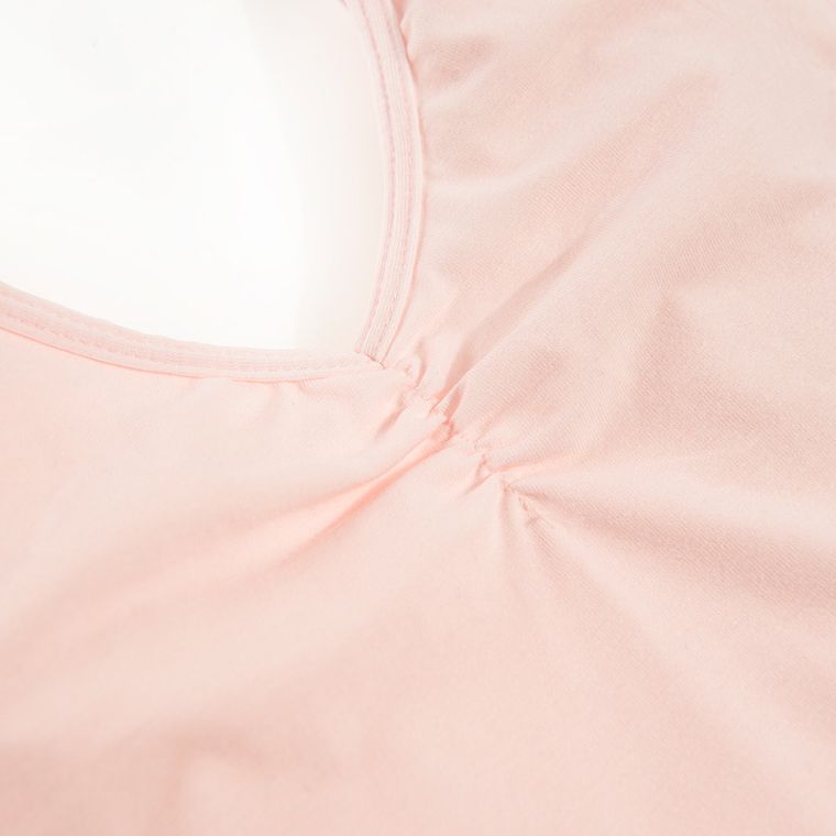 Cool Club, Body baletowe dziewczęce z krótkim rękawem, jasnoróżowe