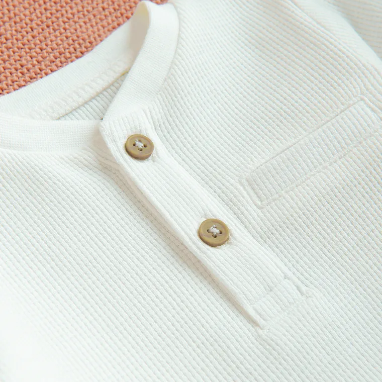 Cool Club, Body chłopięce z długim rękawem, białe