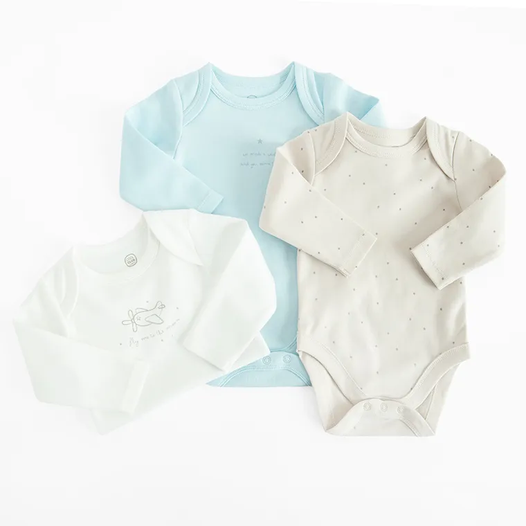 Cool Club, Body chłopięce z długim rękawem, mix, zestaw, 3 szt.