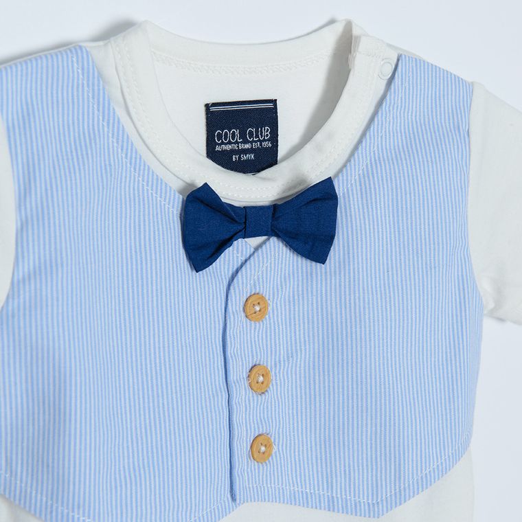 Cool Club, Body chłopięce z krótkim rękawem, białe