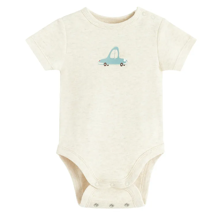 Cool Club, Body chłopięce z krótkim rękawem, mix, Pucio, zestaw, 4 szt.