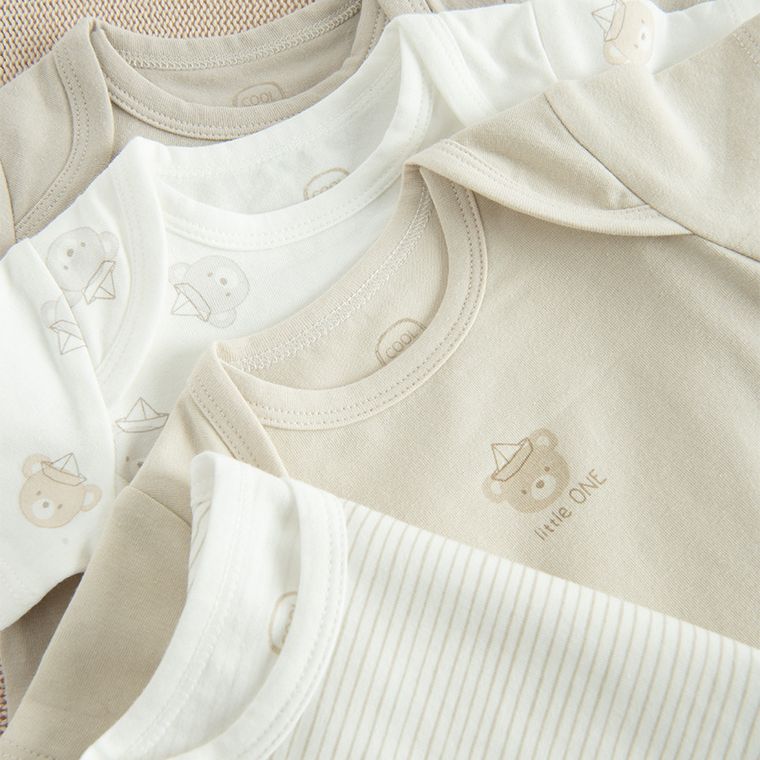 Cool Club, Body chłopięce z krótkim rękawem, mix, zestaw, 4 szt.