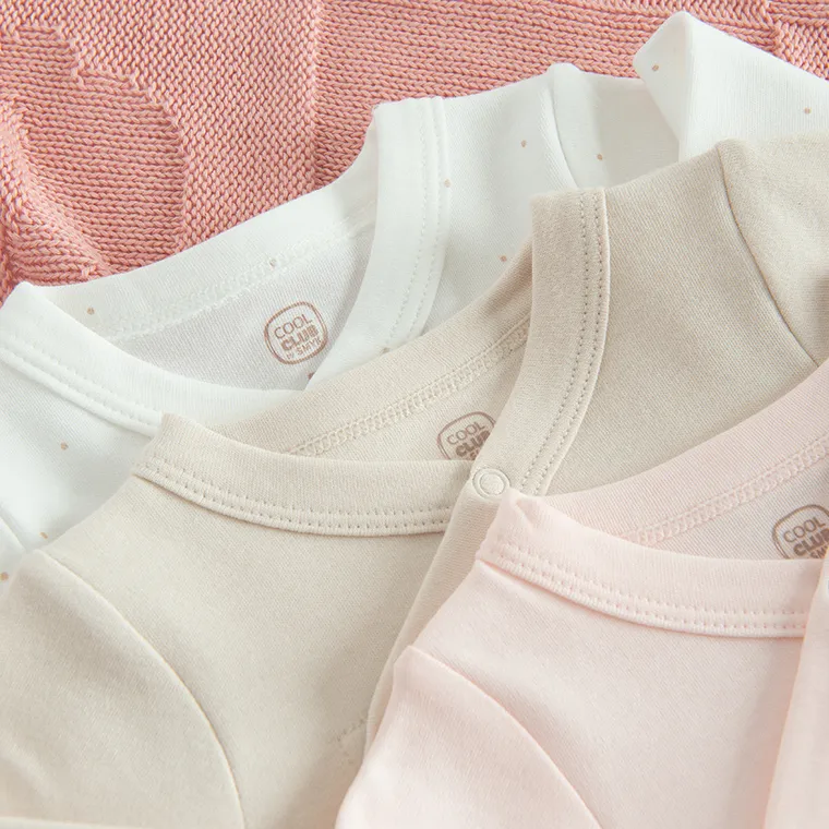 Cool Club, Body dziewczęce z długim rękawem, mix, zestaw, 3 szt.