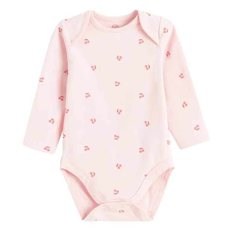 Cool Club, Body dziewczęce z długim rękawem, różowe, zestaw, 3 szt.