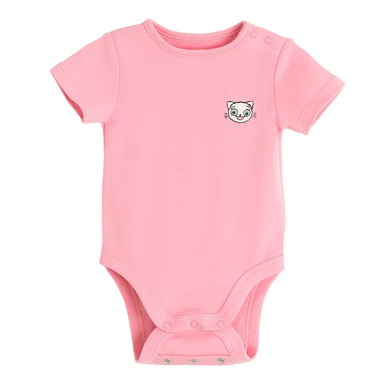 Cool Club, Body dziewczęce z krótkim rękawem, mix, Kicia Kocia, zestaw, 4 szt.