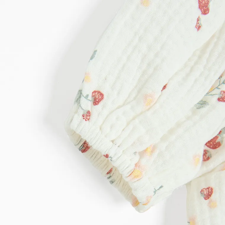 Cool Club, Body dziewczęce z krótkim rękawem, muślinowe, białe