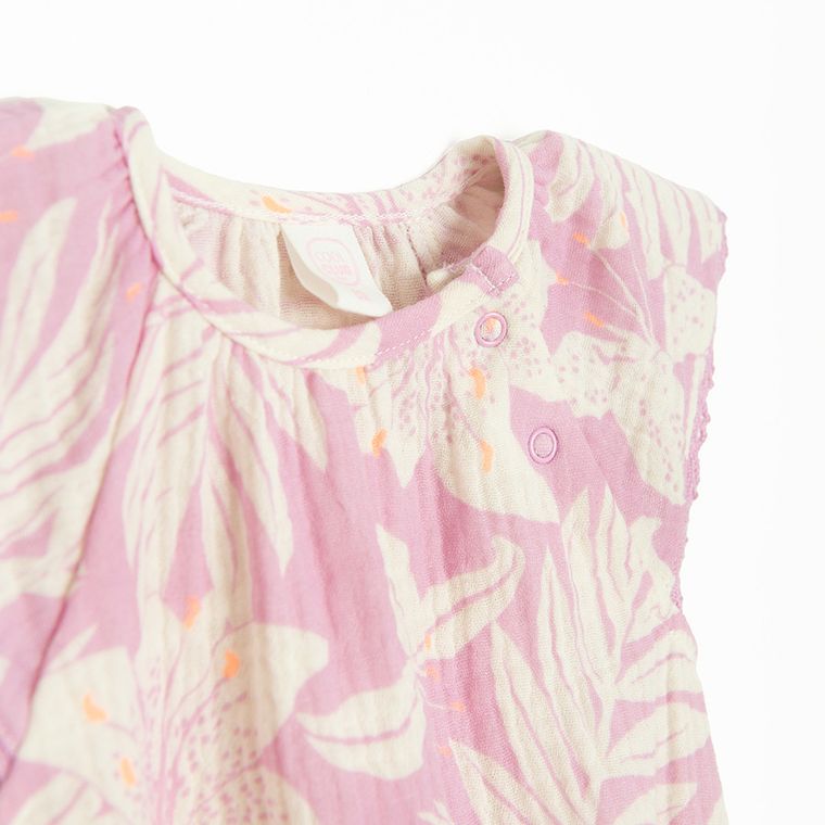 Cool Club, Body dziewczęce z krótkim rękawem, różowe