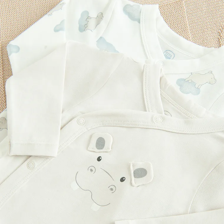 Cool Club, Body niemowlęce z długim rękawem, mix, zestaw, 2 szt.