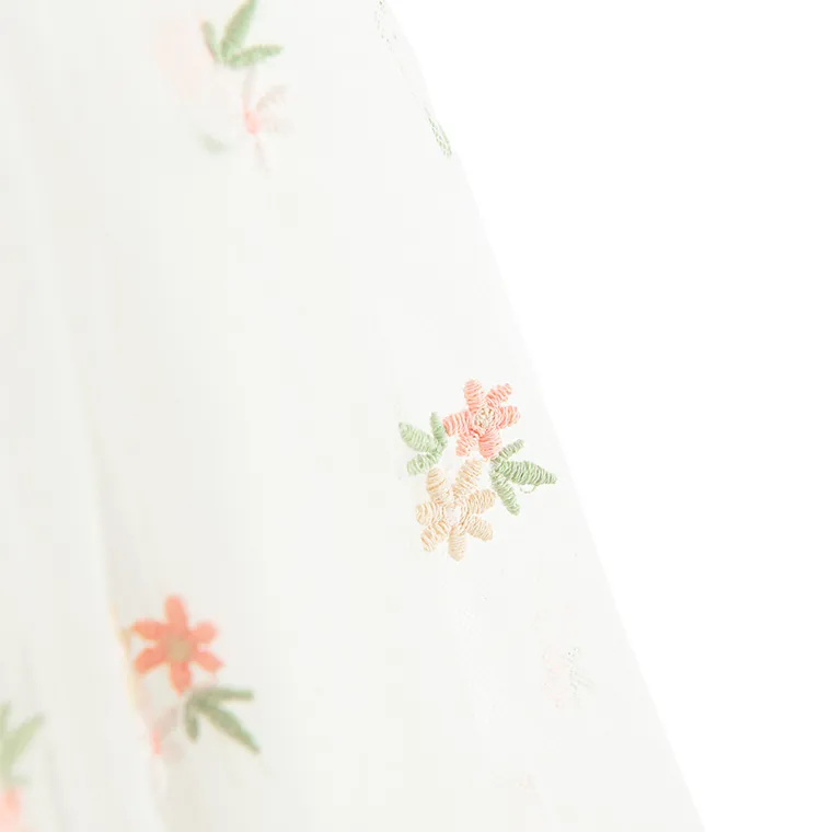 Cool Club, Body sukienka dziewczęce z krótkim rękawem, białe