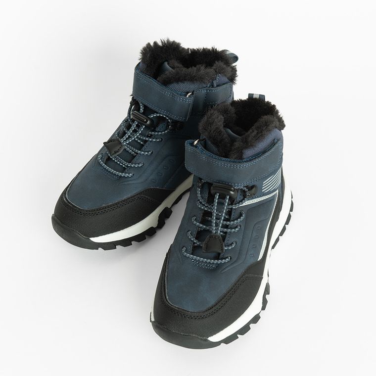 Cool Club, Buty zimowe chłopięce, ocieplane, niebieskie