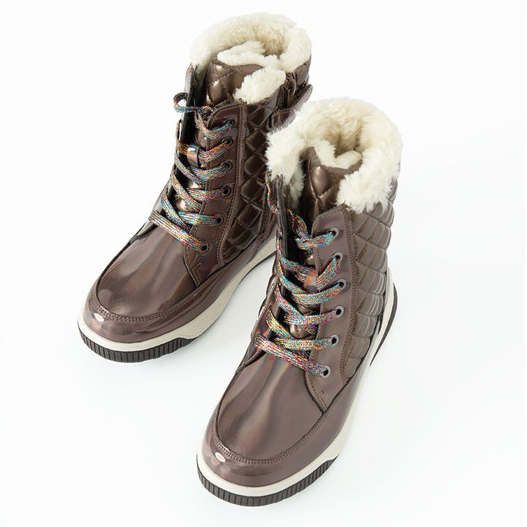 Cool Club, Buty zimowe dziewczęce, brązowe, ocieplane