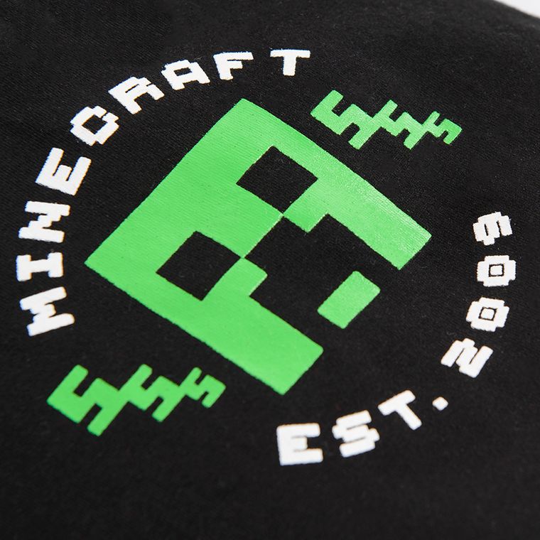 Cool Club, Czapka chłopięca, czarna, Minecraft