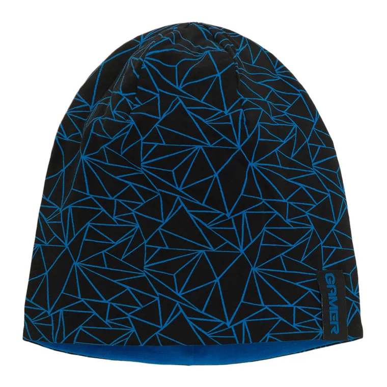 Cool Club, Czapka chłopięca, dwustronna, czarno-niebieska