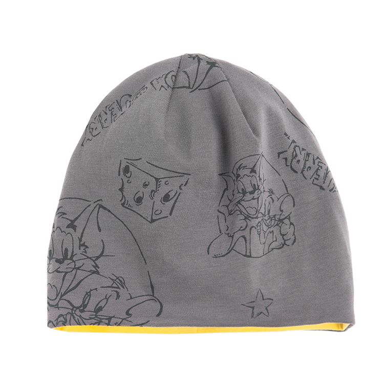 Cool Club, Czapka chłopięca, dwustronna, żółta, Tom & Jerry