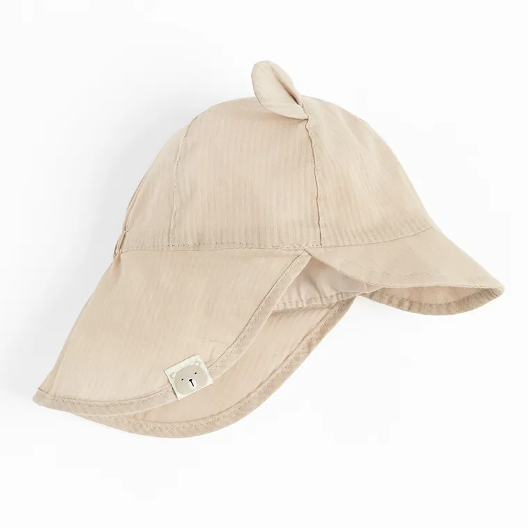 Cool Club, Czapka chłopięca safari, UV 50, beżowa