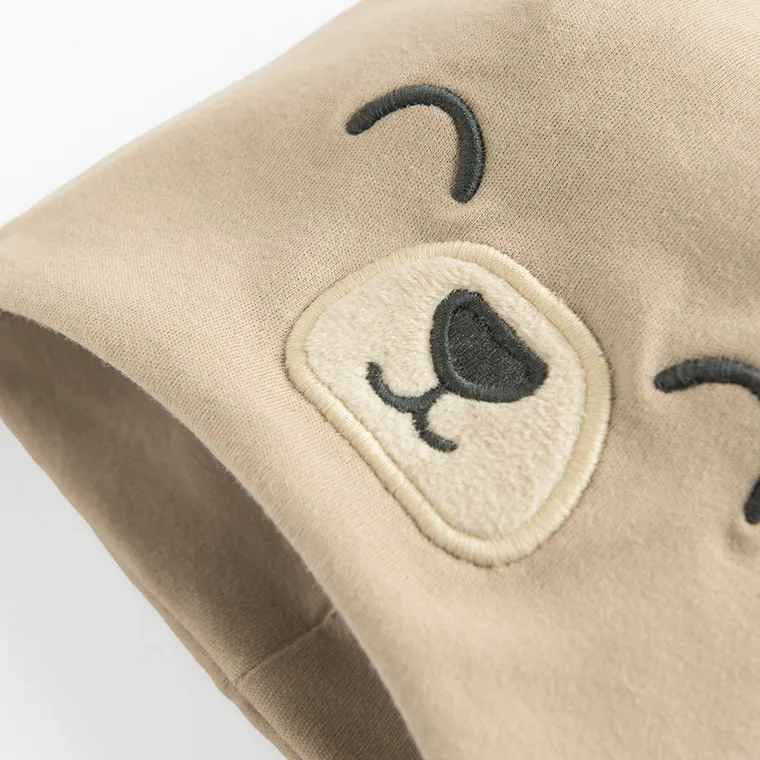 Cool Club, Czapka chłopięca, wiązana, beżowa