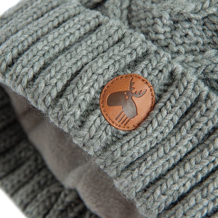 Cool Club, Czapka chłopięca z pomponem, szara