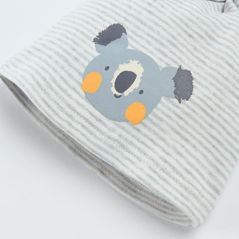 Cool Club, Czapka dziecięca, szaro-ecru