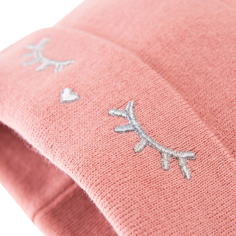 Cool Club, Czapka dziewczęca, różowa, uszy