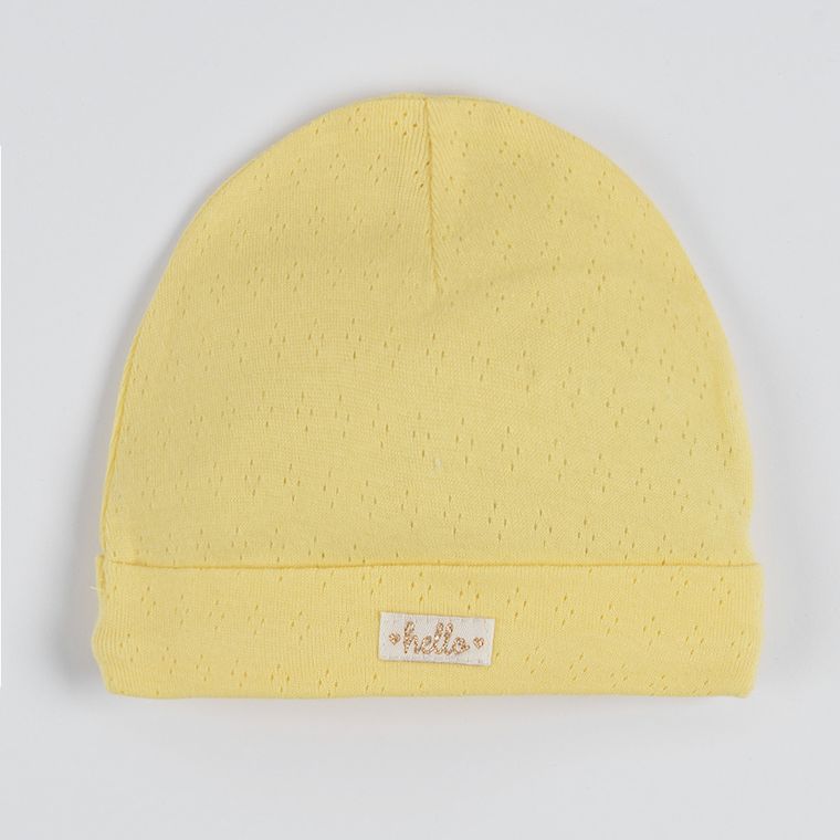 Cool Club, Czapka dziewczęca, żółta, różowa, zestaw, 2 szt.