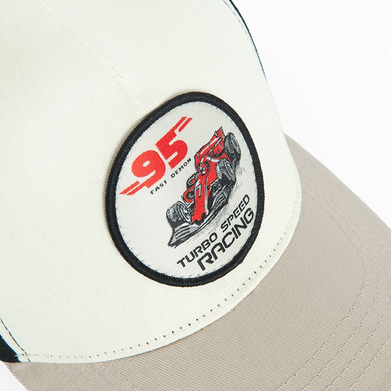 Cool Club, Czapka z daszkiem chłopięca, beżowo-czarna