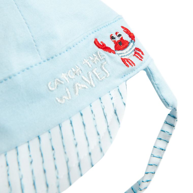 Cool Club, Czapka z daszkiem chłopięca, wiązana, niebieska