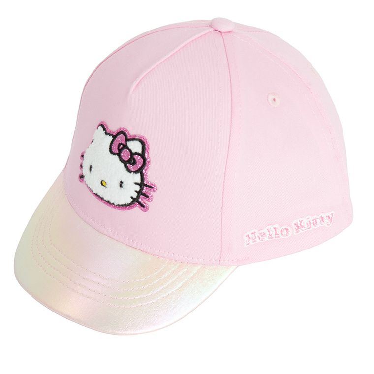 Cool Club, Czapka z daszkiem dziewczęca, różowa, Hello Kitty